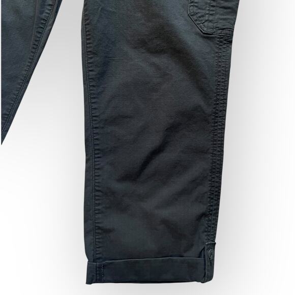 Eddie Bauer Women's Gray Lightweight Ripstop Slightly Curvy Crop Pants Size 10 - Picture 8 of 16